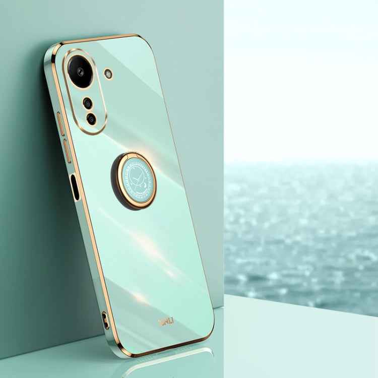 XINLI Straight Edge 6D Electroplate TPU Phone Case with Ring Holder, For Xiaomi 14, For Xiaomi Redmi Note 13 5G, For Xiaomi Redmi 13C 4G, For Xiaomi Redmi Note 13 Pro+, For Xiaomi Redmi Note 13 Pro, For Xiaomi Redmi K60 Ultra / Mi 13T