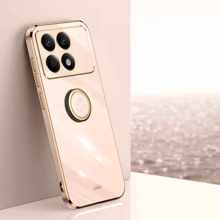 XINLI Straight Edge 6D Electroplate TPU Phone Case with Ring Holder, For Xiaomi Redmi Note 12R, For Xiaomi Redmi K70, For Xiaomi Redmi 12 4G, For Xiaomi Redmi Note 12S 4G, For Xiaomi Redmi Note 12 Pro 4G, For Xiaomi Redmi Note 12 Turbo