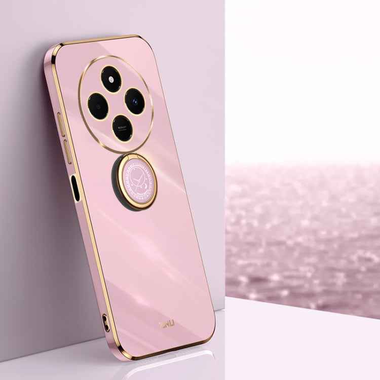 XINLI Straight Edge 6D Electroplate TPU Phone Case with Ring Holder, For Redmi 14C 4G, For Xiaomi Redmi Note 13 Pro 4G, For Xiaomi Redmi Note 13 4G, For Xiaomi Redmi 13C 5G, For Xiaomi Redmi K70E, For Xiaomi 14 Pro