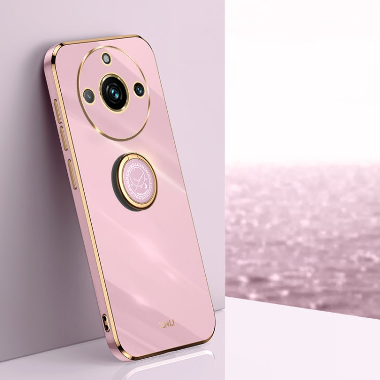 XINLI Straight Edge 6D Electroplate TPU Phone Case with Ring Holder, For Realme 11 5G, For Realme C53 2023, For Realme 11 Pro+ 5G, For Realme GT Neo5 SE, For Realme C55