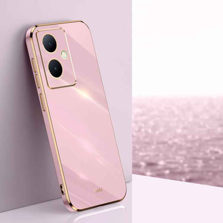XINLI Straight Edge 6D Electroplate TPU Phone Case, For vivo Y35M+, For vivo S17, For vivo S17e, For vivo Y78+, For vivo iQOO Pro