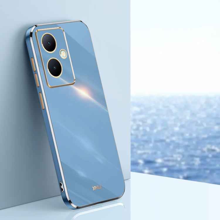 XINLI Straight Edge 6D Electroplate TPU Phone Case, For vivo Y35M+, For vivo S17, For vivo S17e, For vivo Y78+, For vivo iQOO Pro