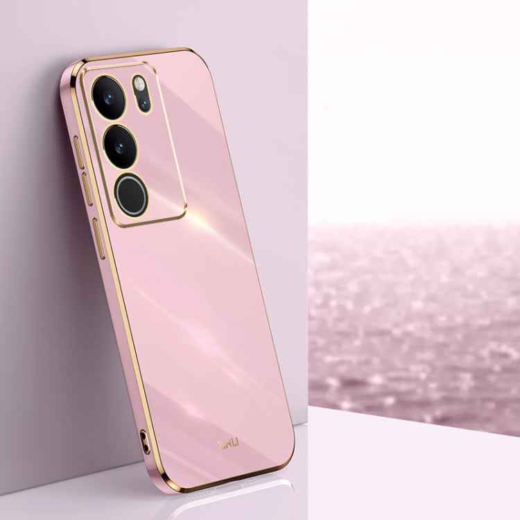 XINLI Straight Edge 6D Electroplate TPU Phone Case, For vivo Y35M+, For vivo S17, For vivo S17e, For vivo Y78+, For vivo iQOO Pro