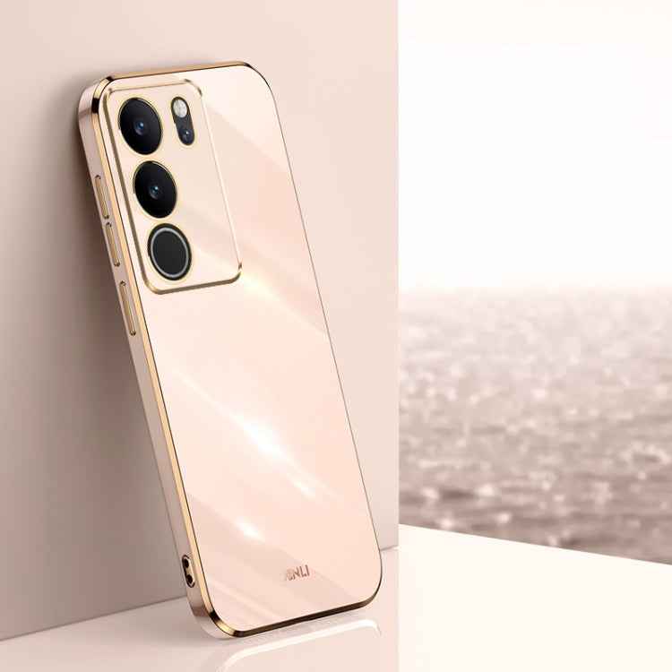 XINLI Straight Edge 6D Electroplate TPU Phone Case, For vivo Y35M+, For vivo S17, For vivo S17e, For vivo Y78+, For vivo iQOO Pro