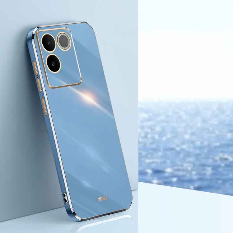 XINLI Straight Edge 6D Electroplate TPU Phone Case, For vivo Y35M+, For vivo S17, For vivo S17e, For vivo Y78+, For vivo iQOO Pro
