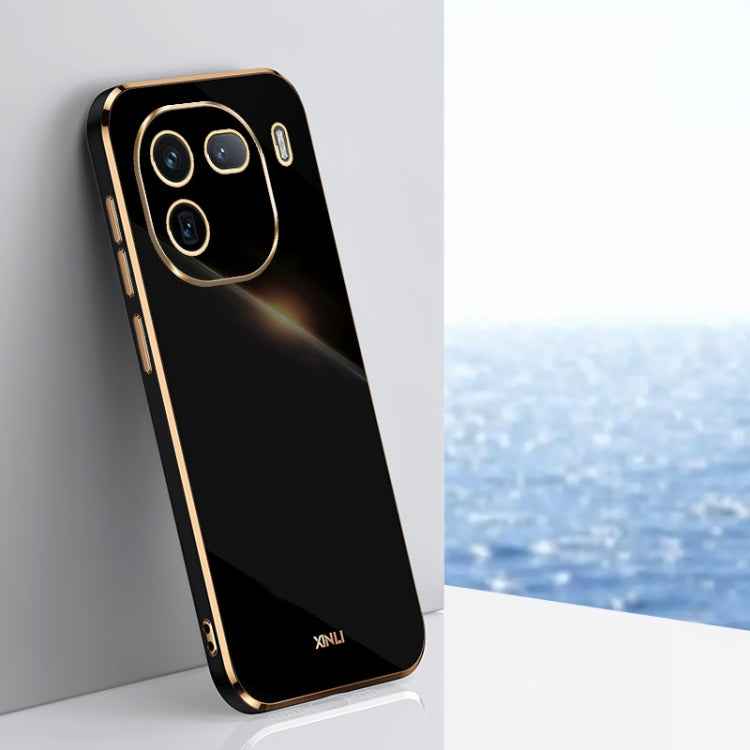 XINLI Straight Edge 6D Electroplate TPU Phone Case, For vivo S18 Pro, For vivo S18e, For vivo X100 Pro 5G, For vivo iQOO 12 Pro 5G, For vivo iQOO 12 5G, For vivo Y17S 4G