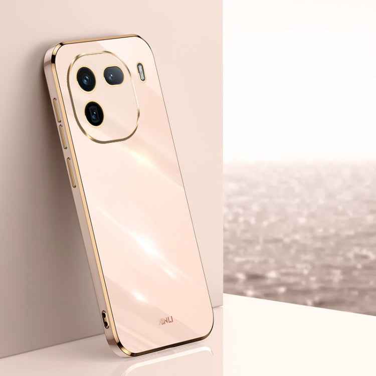 XINLI Straight Edge 6D Electroplate TPU Phone Case, For vivo S18 Pro, For vivo S18e, For vivo X100 Pro 5G, For vivo iQOO 12 Pro 5G, For vivo iQOO 12 5G, For vivo Y17S 4G