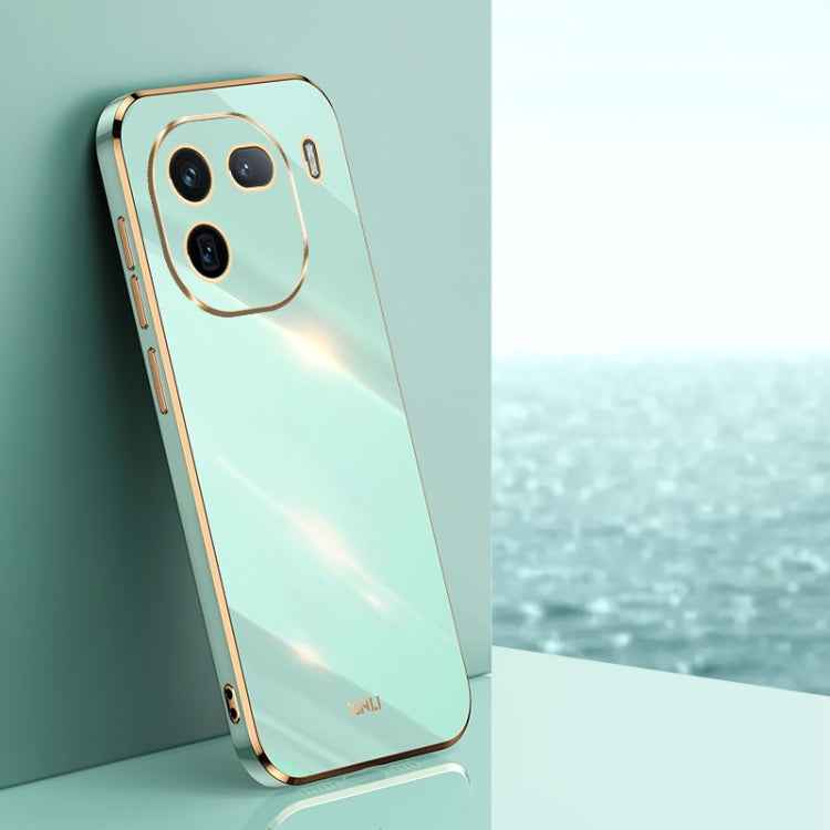 XINLI Straight Edge 6D Electroplate TPU Phone Case, For vivo S18 Pro, For vivo S18e, For vivo X100 Pro 5G, For vivo iQOO 12 Pro 5G, For vivo iQOO 12 5G, For vivo Y17S 4G