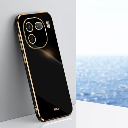 XINLI Straight Edge 6D Electroplate TPU Phone Case, For vivo iQOO 12 Pro 5G, For vivo iQOO 12 5G, For vivo Y17S 4G, For vivo Y35M+, For vivo S17, For vivo S17e