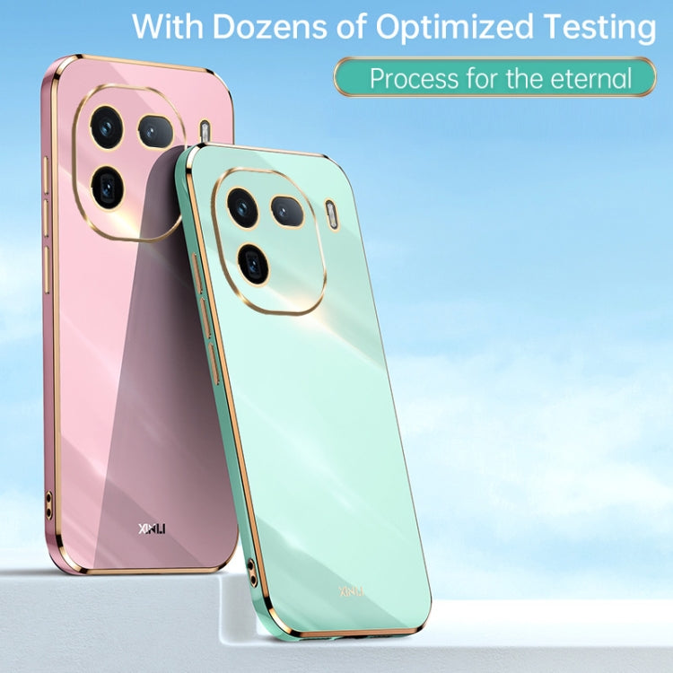 XINLI Straight Edge 6D Electroplate TPU Phone Case, For vivo iQOO 12 Pro 5G, For vivo iQOO 12 5G, For vivo Y17S 4G, For vivo Y35M+, For vivo S17, For vivo S17e