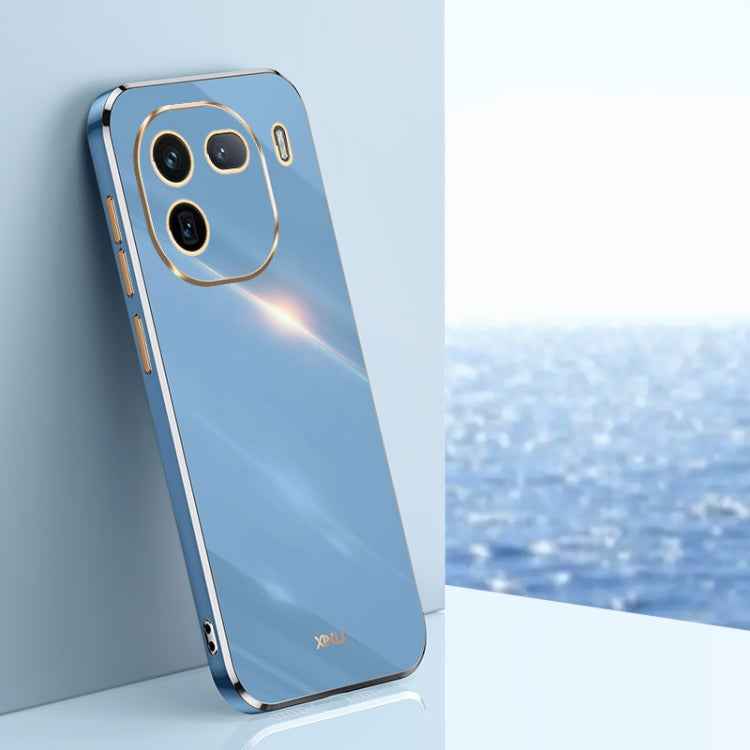 XINLI Straight Edge 6D Electroplate TPU Phone Case, For vivo S18 Pro, For vivo S18e, For vivo X100 Pro 5G, For vivo iQOO 12 Pro 5G, For vivo iQOO 12 5G, For vivo Y17S 4G
