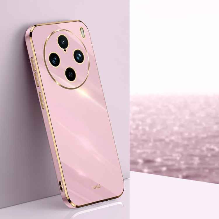 XINLI Straight Edge 6D Electroplate TPU Phone Case, For vivo S18 Pro, For vivo S18e, For vivo X100 Pro 5G, For vivo iQOO 12 Pro 5G, For vivo iQOO 12 5G, For vivo Y17S 4G