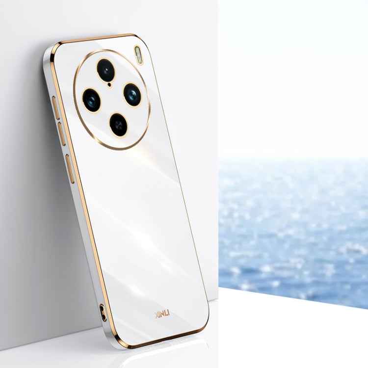 XINLI Straight Edge 6D Electroplate TPU Phone Case, For vivo S18 Pro, For vivo S18e, For vivo X100 Pro 5G, For vivo iQOO 12 Pro 5G, For vivo iQOO 12 5G, For vivo Y17S 4G