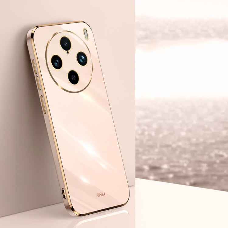 XINLI Straight Edge 6D Electroplate TPU Phone Case, For vivo S18 Pro, For vivo S18e, For vivo X100 Pro 5G, For vivo iQOO 12 Pro 5G, For vivo iQOO 12 5G, For vivo Y17S 4G