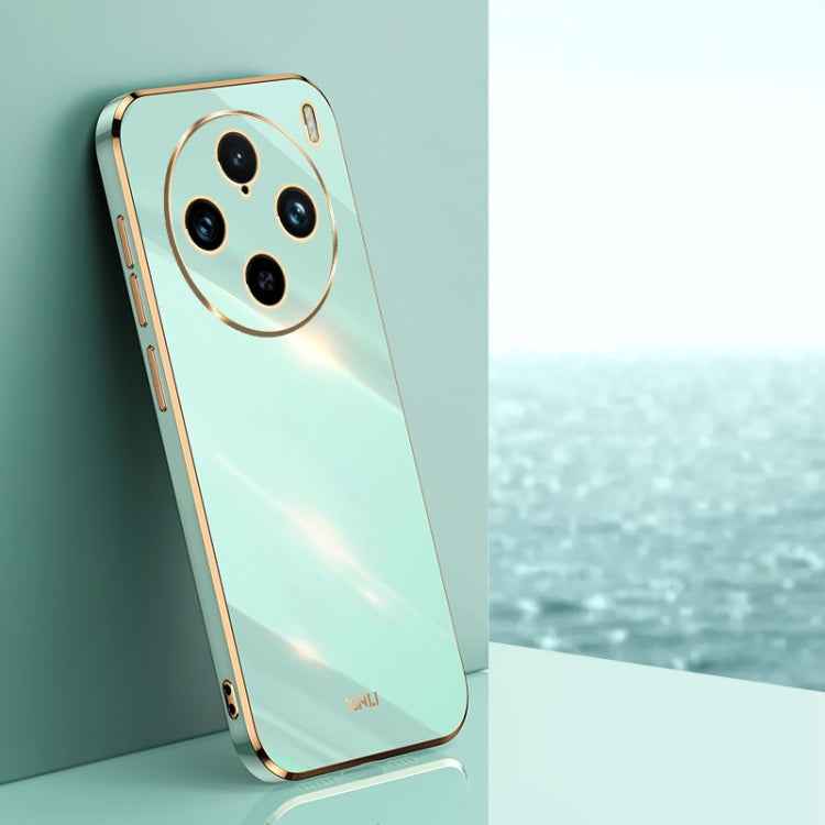 XINLI Straight Edge 6D Electroplate TPU Phone Case, For vivo S18 Pro, For vivo S18e, For vivo X100 Pro 5G, For vivo iQOO 12 Pro 5G, For vivo iQOO 12 5G, For vivo Y17S 4G