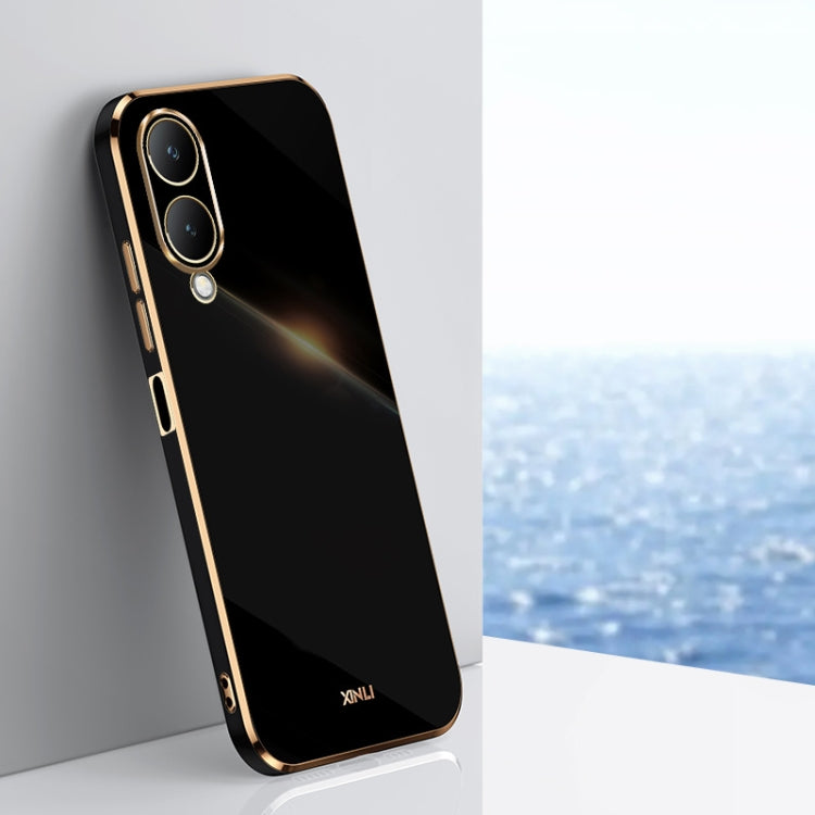 XINLI Straight Edge 6D Electroplate TPU Phone Case, For vivo iQOO 12 Pro 5G, For vivo iQOO 12 5G, For vivo Y17S 4G, For vivo Y35M+, For vivo S17, For vivo S17e