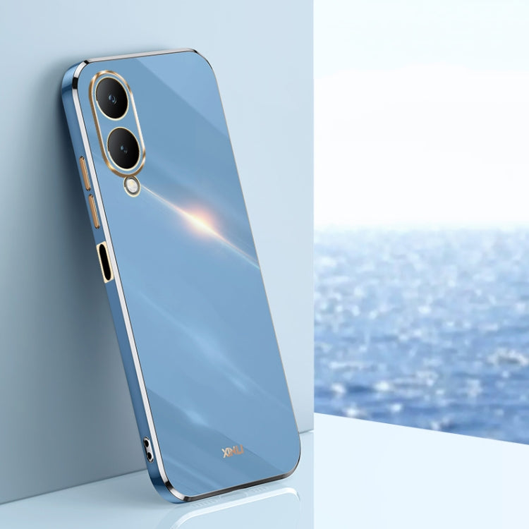 XINLI Straight Edge 6D Electroplate TPU Phone Case, For vivo iQOO 12 Pro 5G, For vivo iQOO 12 5G, For vivo Y17S 4G, For vivo Y35M+, For vivo S17, For vivo S17e