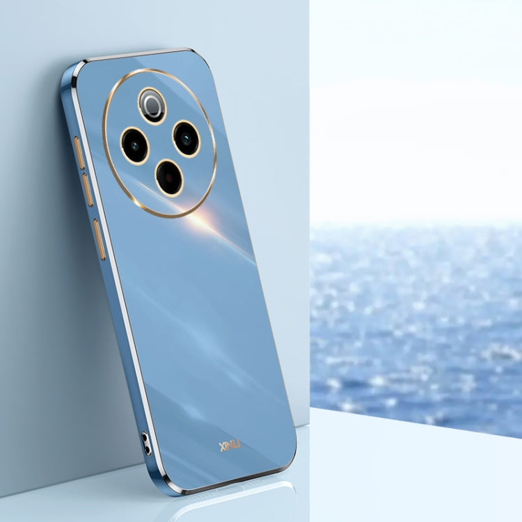 XINLI Straight Edge 6D Electroplate TPU Phone Case, For vivo V50 Lite, For vivo V50, For vivo Y300 Pro, For vivo S18 Pro, For vivo S18e, For vivo X100 Pro 5G