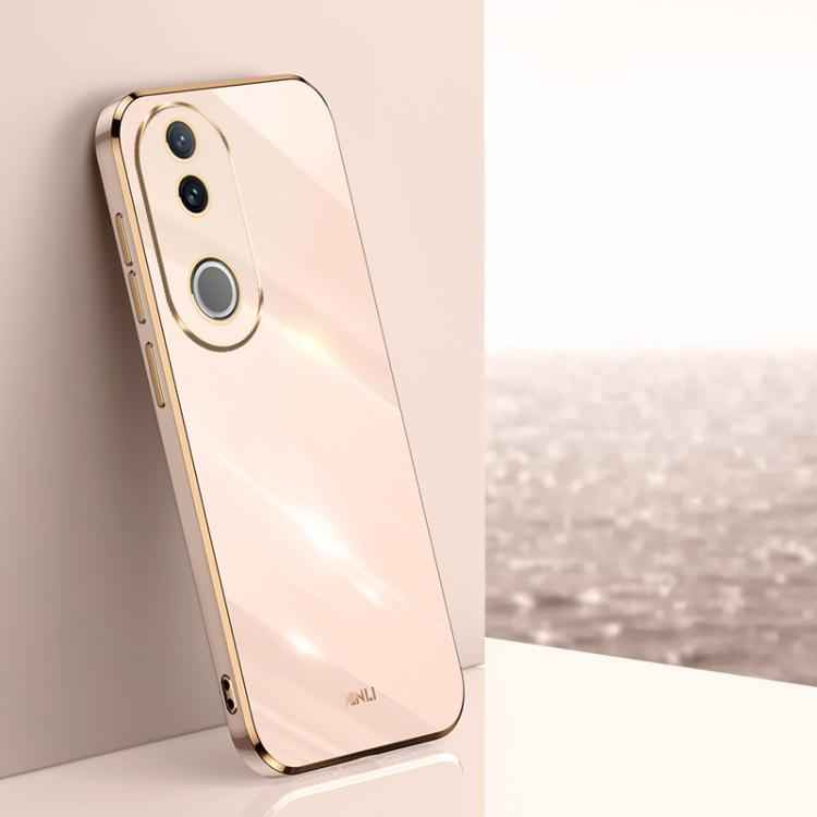 XINLI Straight Edge 6D Electroplate TPU Phone Case, For vivo S30 Pro mini 5G, For vivo S30 5G, For vivo X200 Ultra, For vivo V50 Lite, For vivo V50, For vivo Y300 Pro