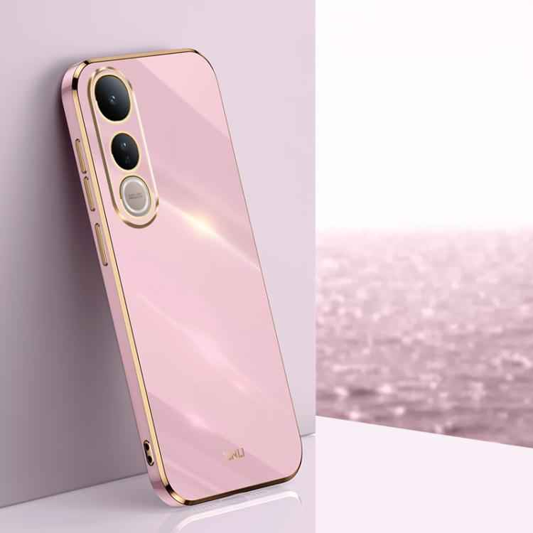XINLI Straight Edge 6D Electroplate TPU Phone Case, For vivo S30 Pro mini 5G, For vivo S30 5G, For vivo X200 Ultra, For vivo V50 Lite, For vivo V50, For vivo Y300 Pro