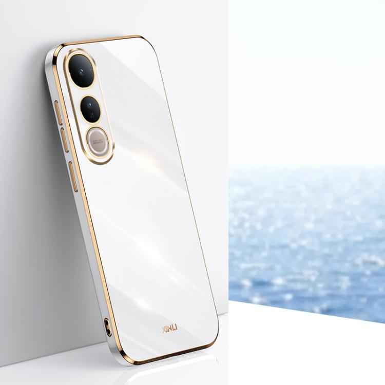 XINLI Straight Edge 6D Electroplate TPU Phone Case, For vivo S30 Pro mini 5G, For vivo S30 5G, For vivo X200 Ultra, For vivo V50 Lite, For vivo V50, For vivo Y300 Pro