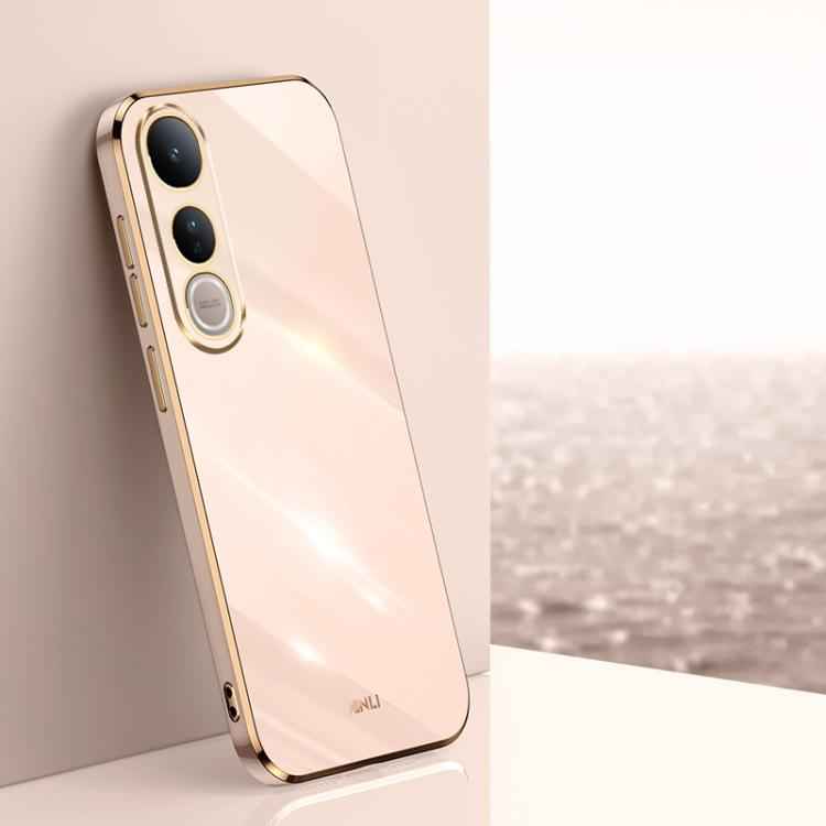 XINLI Straight Edge 6D Electroplate TPU Phone Case, For vivo S30 Pro mini 5G, For vivo S30 5G, For vivo X200 Ultra, For vivo V50 Lite, For vivo V50, For vivo Y300 Pro
