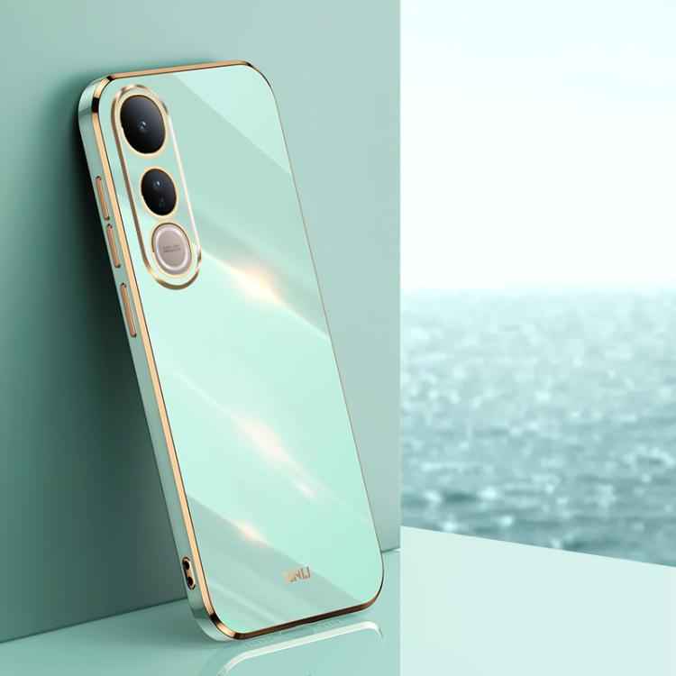 XINLI Straight Edge 6D Electroplate TPU Phone Case, For vivo S30 Pro mini 5G, For vivo S30 5G, For vivo X200 Ultra, For vivo V50 Lite, For vivo V50, For vivo Y300 Pro