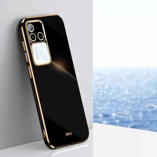 XINLI Straight Edge 6D Electroplate TPU Phone Case, For vivo S18 Pro, For vivo S18e, For vivo X100 Pro 5G, For vivo iQOO 12 Pro 5G, For vivo iQOO 12 5G, For vivo Y17S 4G