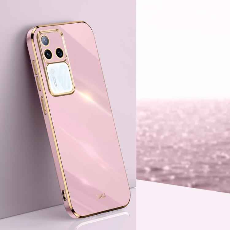 XINLI Straight Edge 6D Electroplate TPU Phone Case, For vivo S18 Pro, For vivo S18e, For vivo X100 Pro 5G, For vivo iQOO 12 Pro 5G, For vivo iQOO 12 5G, For vivo Y17S 4G