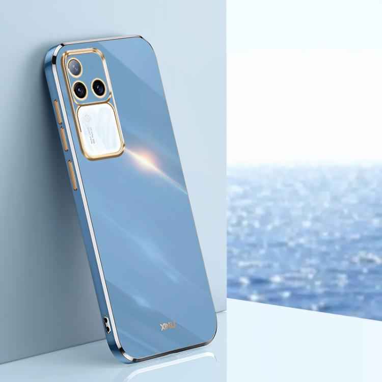 XINLI Straight Edge 6D Electroplate TPU Phone Case, For vivo S18 Pro, For vivo S18e, For vivo X100 Pro 5G, For vivo iQOO 12 Pro 5G, For vivo iQOO 12 5G, For vivo Y17S 4G