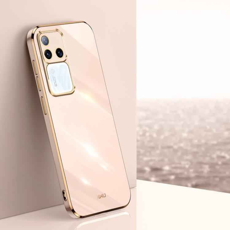 XINLI Straight Edge 6D Electroplate TPU Phone Case, For vivo S18 Pro, For vivo S18e, For vivo X100 Pro 5G, For vivo iQOO 12 Pro 5G, For vivo iQOO 12 5G, For vivo Y17S 4G