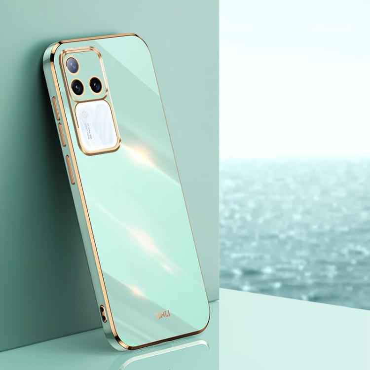 XINLI Straight Edge 6D Electroplate TPU Phone Case, For vivo S18 Pro, For vivo S18e, For vivo X100 Pro 5G, For vivo iQOO 12 Pro 5G, For vivo iQOO 12 5G, For vivo Y17S 4G