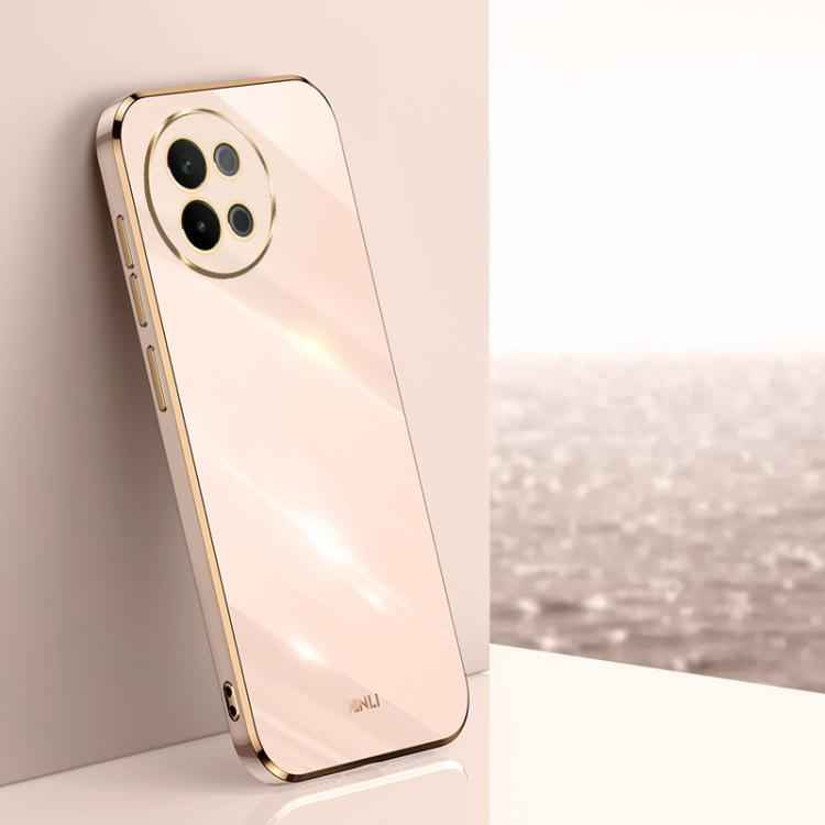 XINLI Straight Edge 6D Electroplate TPU Phone Case, For vivo S18 Pro, For vivo S18e, For vivo X100 Pro 5G, For vivo iQOO 12 Pro 5G, For vivo iQOO 12 5G, For vivo Y17S 4G