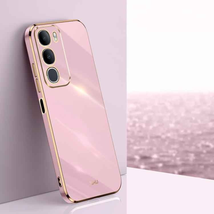 XINLI Straight Edge 6D Electroplate TPU Phone Case, For vivo X300 Pro, For vivo X300 5G, For vivo V60 Lite 5G, For vivo Y50 5G, For vivo Y500 5G, For vivo V60 5G Global
