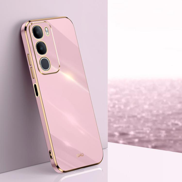 XINLI Straight Edge 6D Electroplate TPU Phone Case, For vivo Y50 5G, For vivo Y500 5G, For vivo V60 5G Global, For vivo S30 Pro mini 5G, For vivo S30 5G, For vivo X200 Ultra
