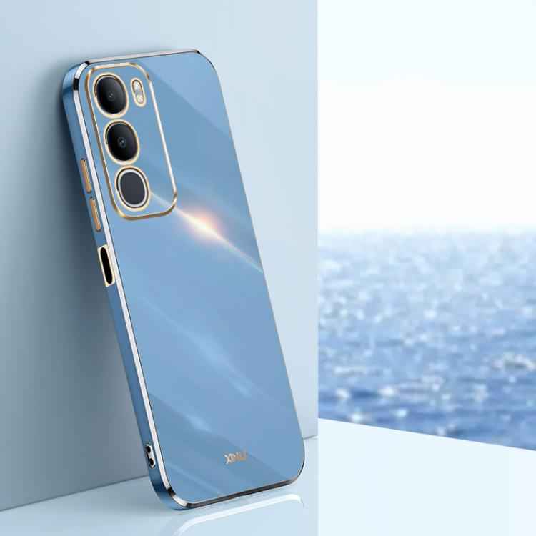XINLI Straight Edge 6D Electroplate TPU Phone Case, For vivo X300 Pro, For vivo X300 5G, For vivo V60 Lite 5G, For vivo Y50 5G, For vivo Y500 5G, For vivo V60 5G Global