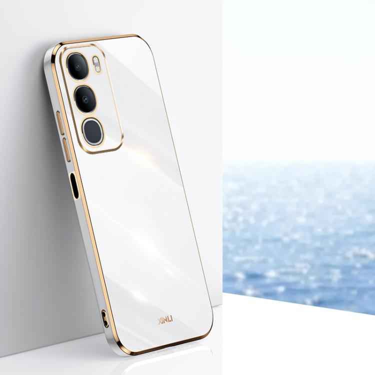 XINLI Straight Edge 6D Electroplate TPU Phone Case, For vivo X300 Pro, For vivo X300 5G, For vivo V60 Lite 5G, For vivo Y50 5G, For vivo Y500 5G, For vivo V60 5G Global