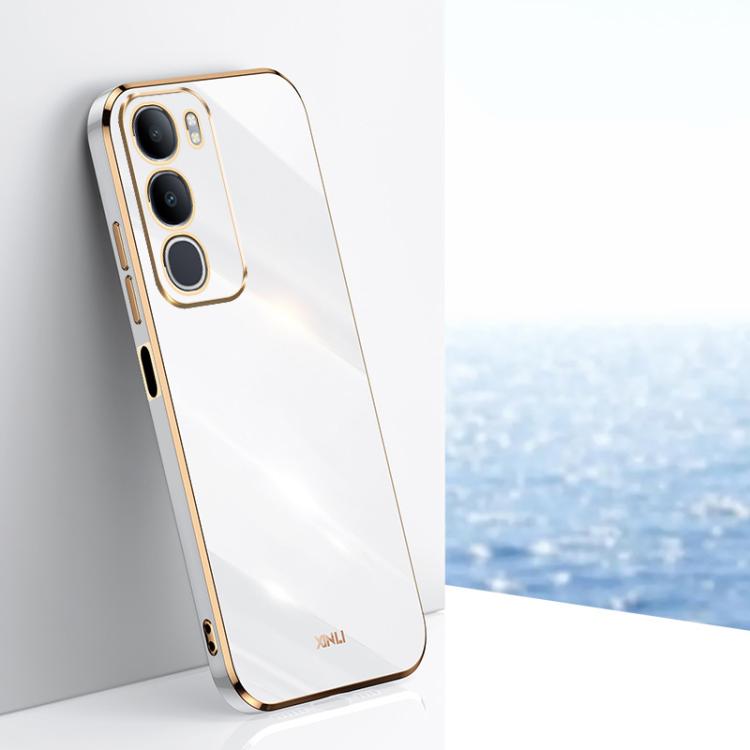 XINLI Straight Edge 6D Electroplate TPU Phone Case, For vivo Y50 5G, For vivo Y500 5G, For vivo V60 5G Global, For vivo S30 Pro mini 5G, For vivo S30 5G, For vivo X200 Ultra