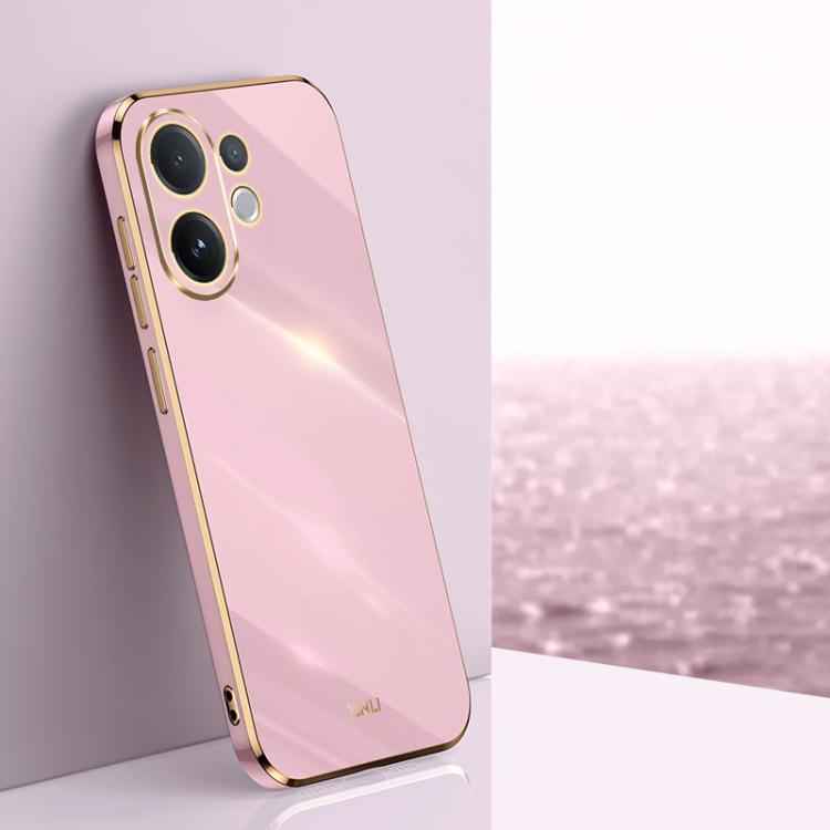 XINLI Straight Edge 6D Electroplate TPU Phone Case, For vivo X300 Pro, For vivo X300 5G, For vivo V60 Lite 5G, For vivo Y50 5G, For vivo Y500 5G, For vivo V60 5G Global