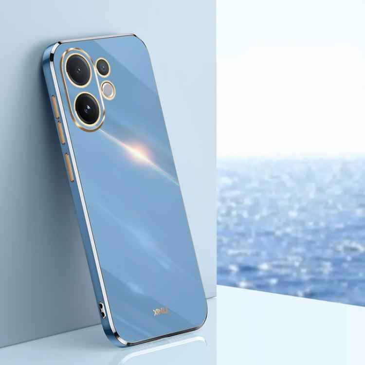 XINLI Straight Edge 6D Electroplate TPU Phone Case, For vivo X300 Pro, For vivo X300 5G, For vivo V60 Lite 5G, For vivo Y50 5G, For vivo Y500 5G, For vivo V60 5G Global