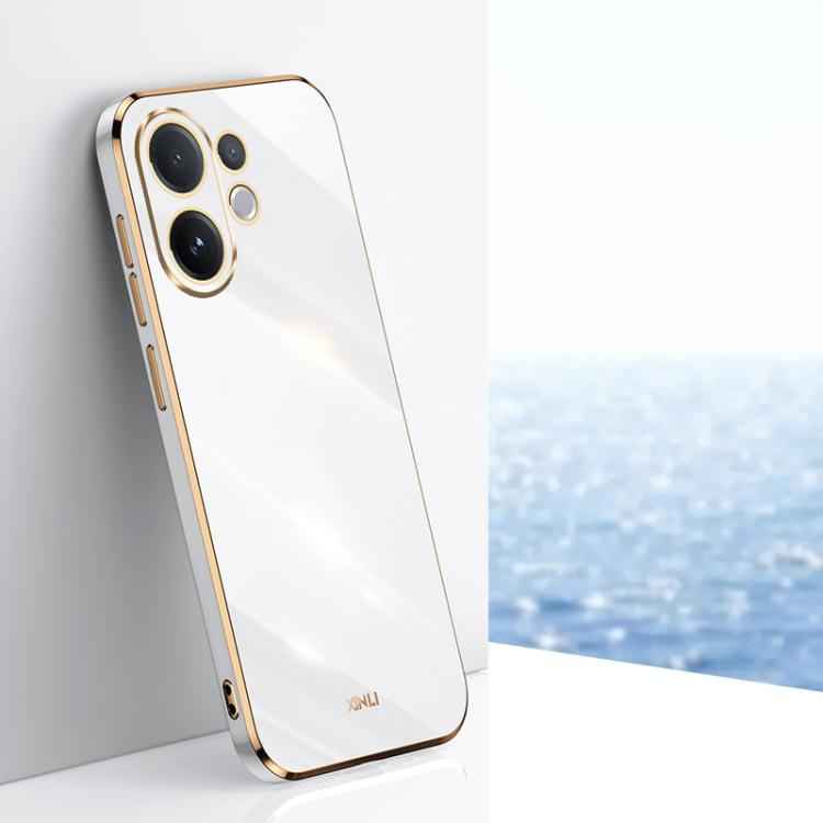 XINLI Straight Edge 6D Electroplate TPU Phone Case, For vivo X300 Pro, For vivo X300 5G, For vivo V60 Lite 5G, For vivo Y50 5G, For vivo Y500 5G, For vivo V60 5G Global