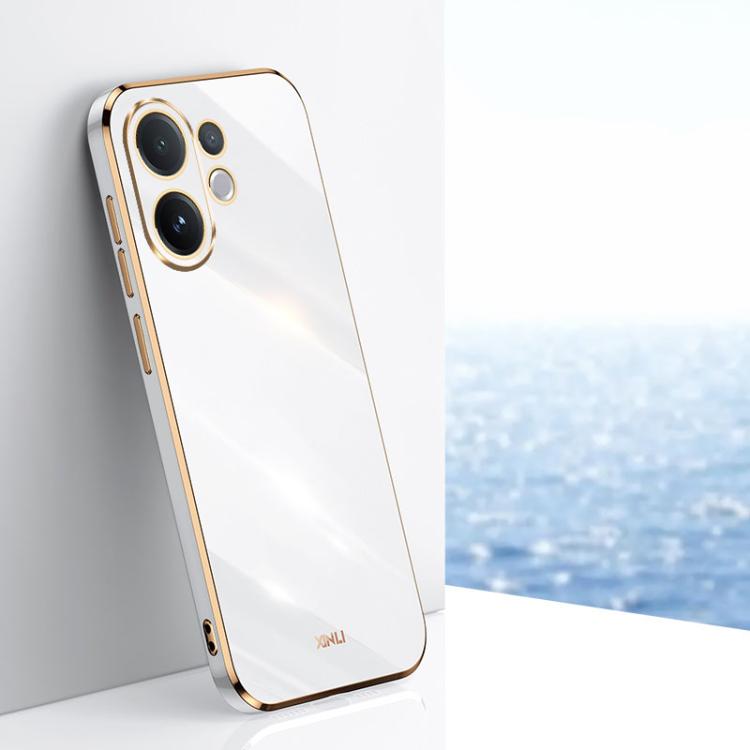 XINLI Straight Edge 6D Electroplate TPU Phone Case, For vivo Y50 5G, For vivo Y500 5G, For vivo V60 5G Global, For vivo S30 Pro mini 5G, For vivo S30 5G, For vivo X200 Ultra
