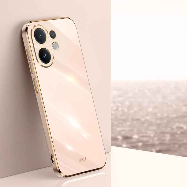 XINLI Straight Edge 6D Electroplate TPU Phone Case, For vivo X300 Pro, For vivo X300 5G, For vivo V60 Lite 5G, For vivo Y50 5G, For vivo Y500 5G, For vivo V60 5G Global