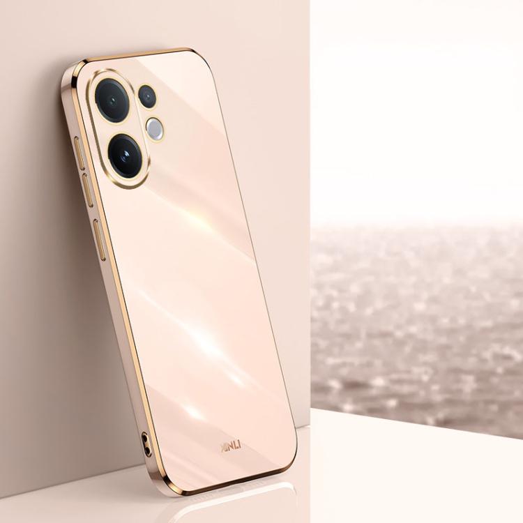 XINLI Straight Edge 6D Electroplate TPU Phone Case, For vivo Y50 5G, For vivo Y500 5G, For vivo V60 5G Global, For vivo S30 Pro mini 5G, For vivo S30 5G, For vivo X200 Ultra