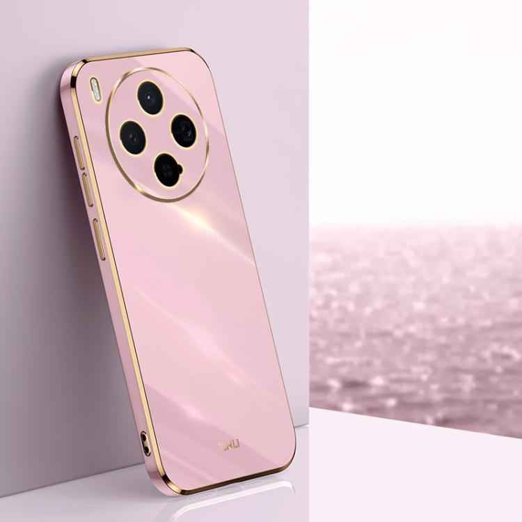 XINLI Straight Edge 6D Electroplate TPU Phone Case, For vivo X300 Pro, For vivo X300 5G, For vivo V60 Lite 5G, For vivo Y50 5G, For vivo Y500 5G, For vivo V60 5G Global