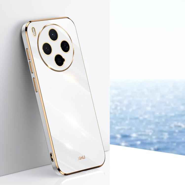 XINLI Straight Edge 6D Electroplate TPU Phone Case, For vivo X300 Pro, For vivo X300 5G, For vivo V60 Lite 5G, For vivo Y50 5G, For vivo Y500 5G, For vivo V60 5G Global