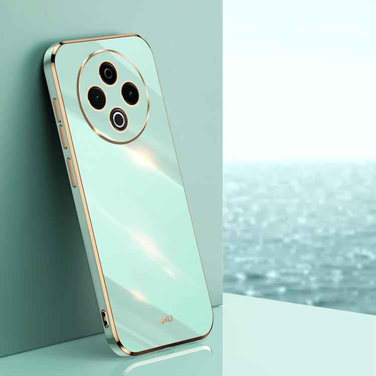 XINLI Straight Edge 6D Electroplate TPU Phone Case, For vivo X300 Pro, For vivo X300 5G, For vivo V60 Lite 5G, For vivo Y50 5G, For vivo Y500 5G, For vivo V60 5G Global