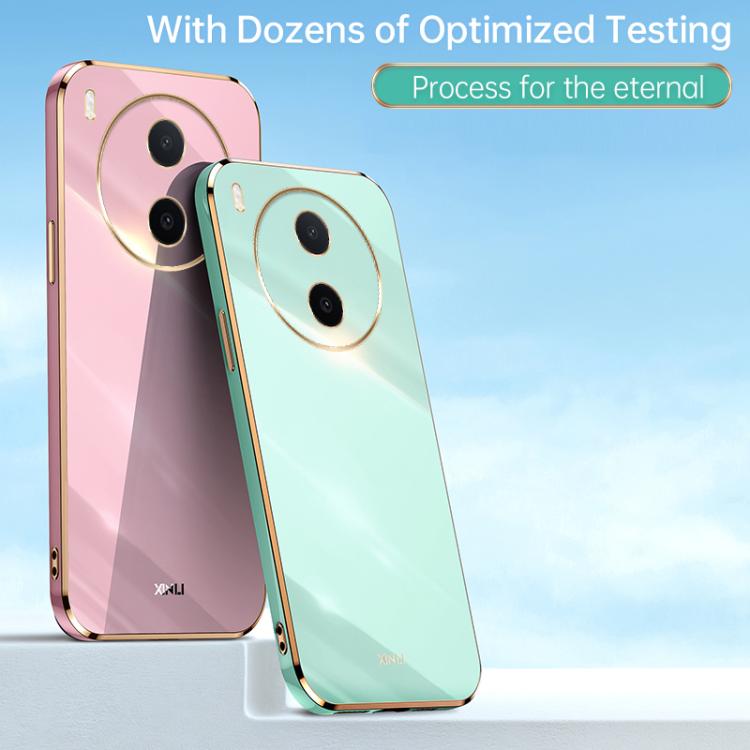 XINLI Straight Edge 6D Electroplate TPU Phone Case, For vivo Y600 Pro 5G, For vivo V70 FE 5G, For vivo X300 Ultra, For vivo X300 Pro, For vivo X300 5G, For vivo V60 Lite 5G