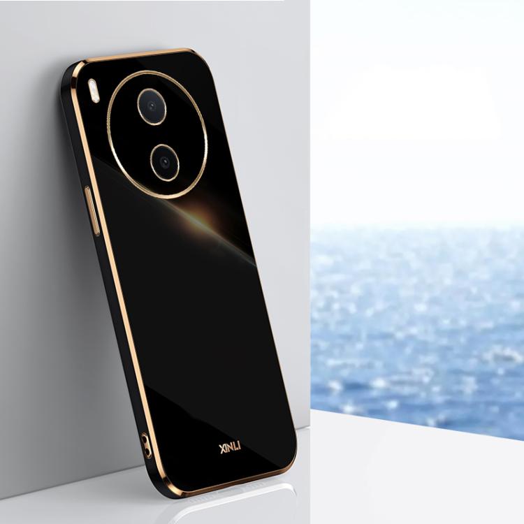 XINLI Straight Edge 6D Electroplate TPU Phone Case, For vivo Y600 Pro 5G, For vivo V70 FE 5G, For vivo X300 Ultra, For vivo X300 Pro, For vivo X300 5G, For vivo V60 Lite 5G