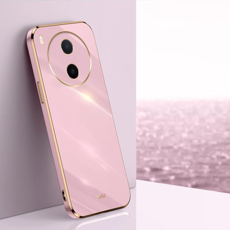 XINLI Straight Edge 6D Electroplate TPU Phone Case, For vivo Y600 Pro 5G, For vivo V70 FE 5G, For vivo X300 Ultra, For vivo X300 Pro, For vivo X300 5G, For vivo V60 Lite 5G